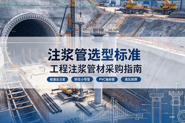 峨边注浆管选型标准