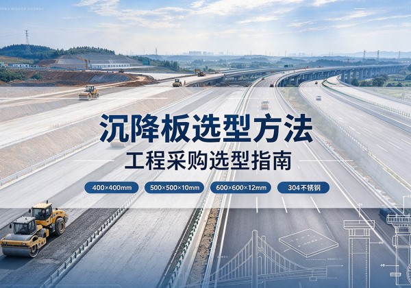 峨边沉降板选择方法